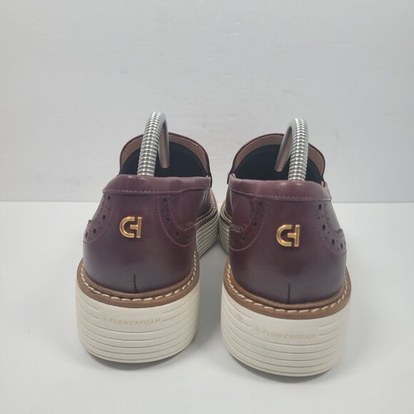Cole Haan Women's Burgundy Original Grand Platform Loafer W 29066 US Size 7B - Picture 4 of 8